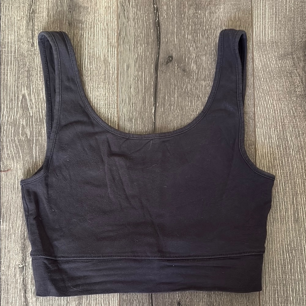 American Eagle Outfitters Black Crop Top, S
